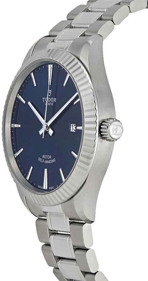 Tudor Style Automatic Blue Dial Silver Steel Strap Watch for Men - M12710-0013 Buy Now By Tudor