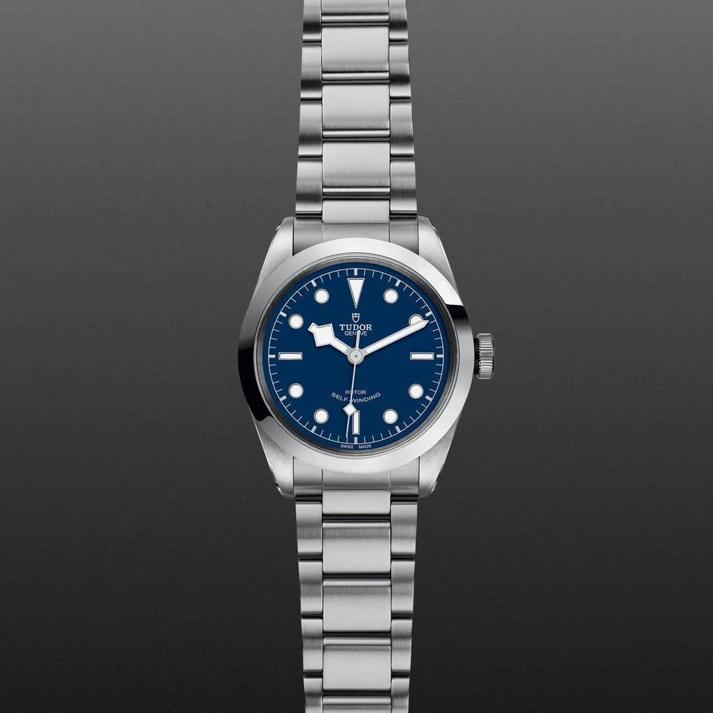 Tudor Black Bay Automatic Blue Dial Silver Steel Strap Watch for Men - M79540-0004 Buy Now By Tudor