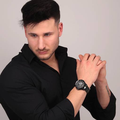 Maserati SFIDA Automatic Black Special Edition 44mm Watch For Men - R8823140005 Buy Now By Maserati