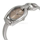 Gucci Horsebit Collection Quartz Brown Dial Silver Steel Strap Watch For Women - YA139501 Buy Now By Gucci