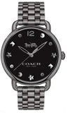 Coach Delancey Black Dial Black Steel Strap Watch For Women - 14502812 Buy Now By Coach