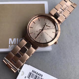 Michael Kors Garner Quartz Rose Gold Dial Rose Gold Steel Strap Watch For Women - MK6409 Buy Now By Michael Kors