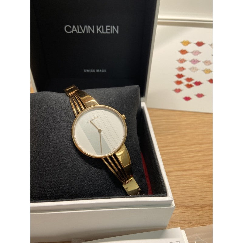 Calvin Klein Drift White Dial Rose Gold Steel Strap Watch for Women - K6S2N616 Buy Now By Calvin Klein