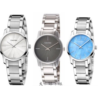 Calvin Klein City Mother of Pearl Blue Dial Silver Steel Strap Watch for Women - K2G2314X Buy Now By Calvin Klein