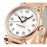 Coach Madison White Dial White Leather Strap Watch for Women - 14502408 Buy Now By Coach