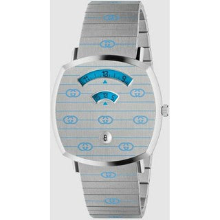 Gucci Grip Quartz Silver Dial Silver Steel Strap Watch For Women - YA157437 Buy Now By Gucci