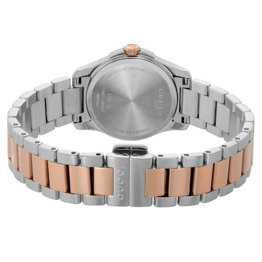 Gucci G Timeless Grey Dial Two Tone Steel Strap Watch For Women - YA126527 Buy Now By Gucci