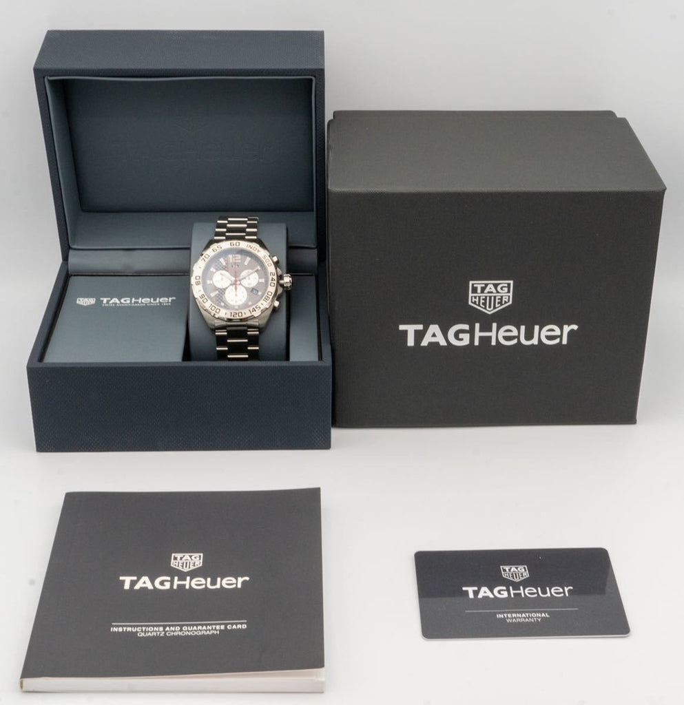 Tag Heuer Formula 1 Chronograph Grey Dial Silver Steel Strap Watch for Men - CAZ1114.BA0877 Buy Now By Tag Heuer
