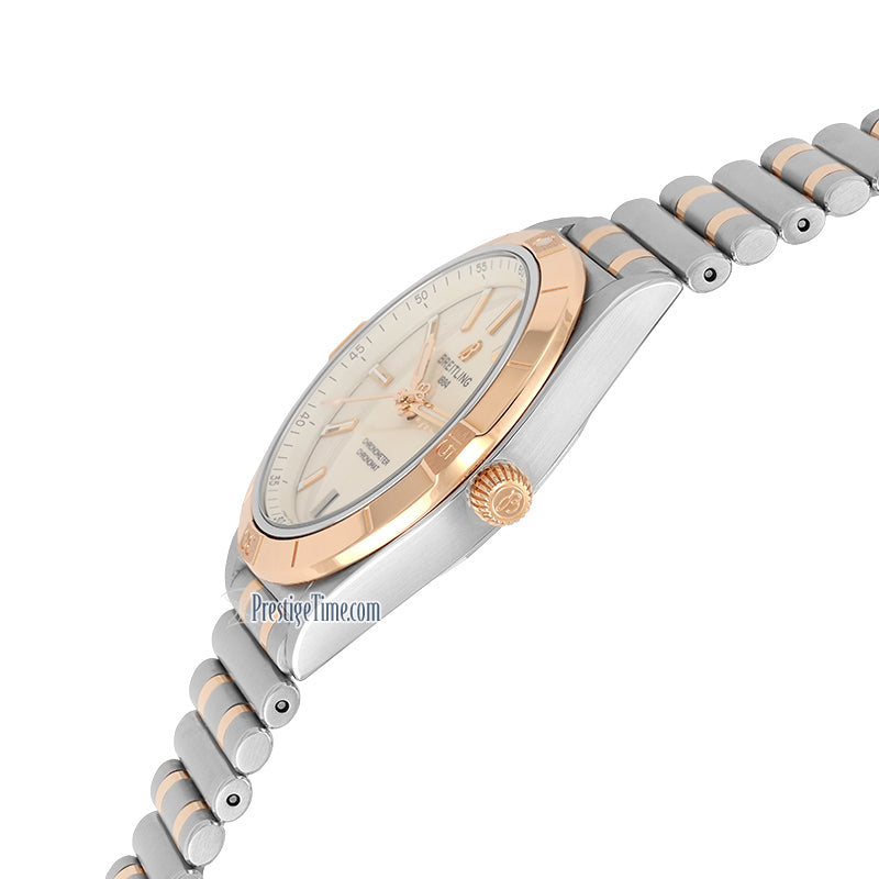 Breitling Chronomat Automatic 36 White Dial Two Tone Steel Strap Watch for Women - U10380101A1U1 Buy Now By Breitling