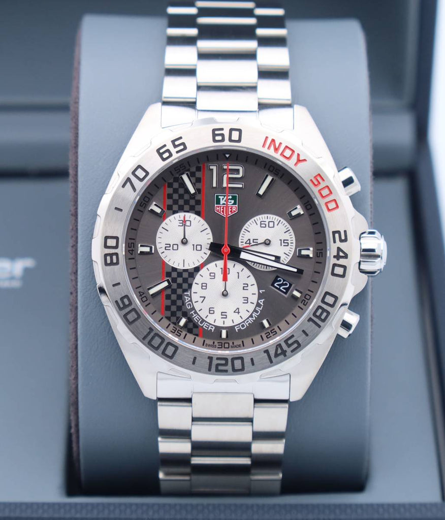 Tag Heuer Formula 1 Chronograph Grey Dial Silver Steel Strap Watch for Men - CAZ1114.BA0877 Buy Now By Tag Heuer