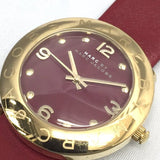 Marc Jacobs Amy Red Dial Burgundy Leather Strap Watch for Women - MBM1152 Buy Now By Marc Jacobs