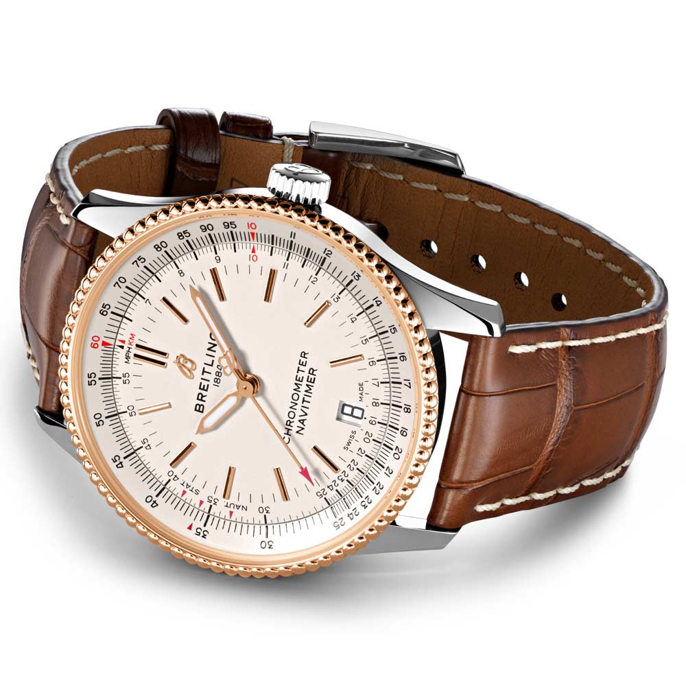 Breitling Navitimer Automatic 38mm Leather Strap Mens Watch - A17325211G1P1 Buy Now By Breitling