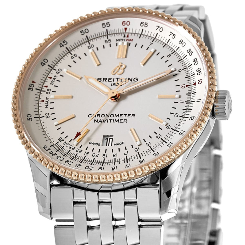 Breitling Navitimer Automatic 41mm White Dial Silver Stainless Steel Mens Watch - U17326211G1A1 Buy Now By Breitling