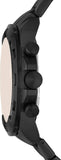 Fossil Bronson Chronograph Black Dial Black Steel Strap Watch for Men - FS5851 Buy Now By Fossil