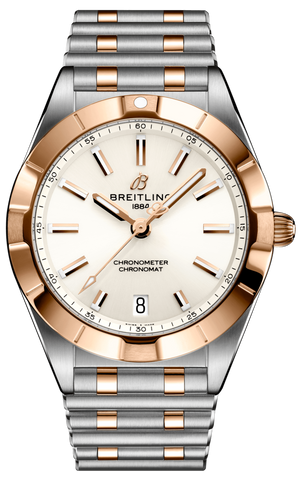 Breitling Chronomat 32 White Dial Two Tone Steel Strap Watch for Women - U77310101A1U1 Buy Now By Breitling