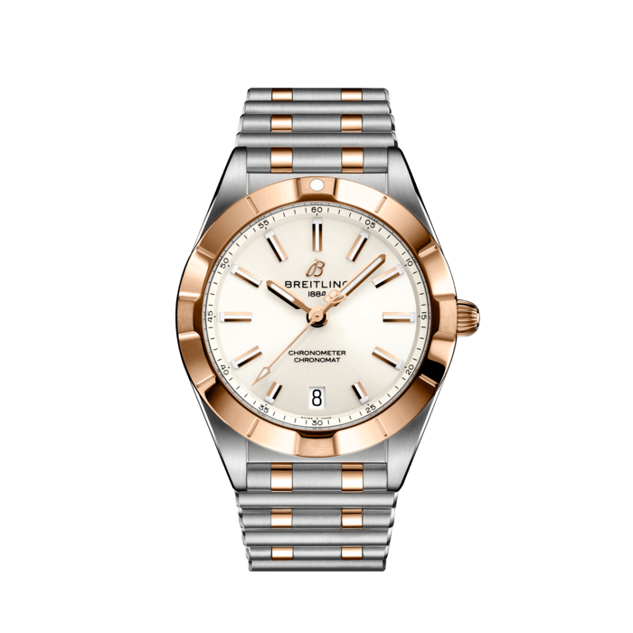 Breitling Chronomat 32 White Dial Two Tone Steel Strap Watch for Women - U77310101A1U1 Buy Now By Breitling