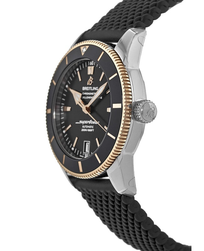 Breitling Superocean Heritage II B20 42mm Black Dial Black Mesh Bracelet Mens Watch - UB2010121B1S1 Buy Now By Breitling