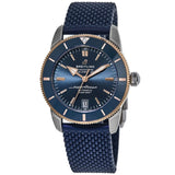 Breitling Superocean Heritage B20 Automatic 42 Blue Dial Blue Mesh Bracelet Watch for Men - UB2010161C1S1 Buy Now By Breitling
