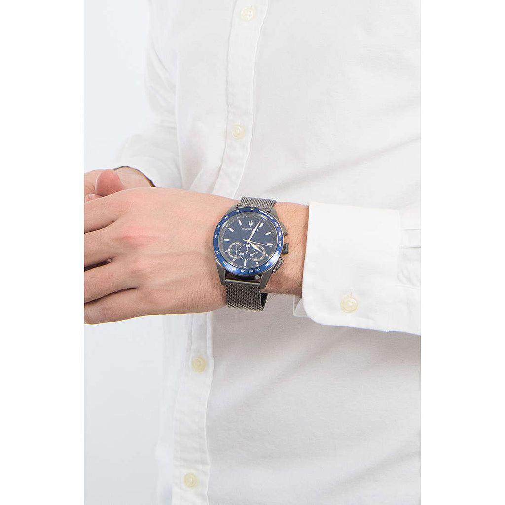 Maserati Traguardo 45mm Chronograph Blue Dial Watch For Men - R8873612009 Buy Now By Maserati