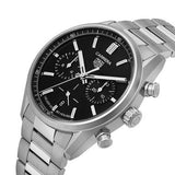 Tag Heuer Carrera Chronograph Black Dial Silver Steel Strap Watch for Men - CBN2010.BA0642 Buy Now By Tag Heuer