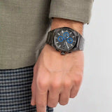 Fossil Everett Chronograph Grey Dial Grey Steel Strap Watch for Men - FS5830 Buy Now By Fossil