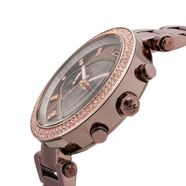 Michael Kors Parker Analog Quartz Brown Dial Brown Steel Strap Watch For Women - MK6378 Buy Now By Michael Kors