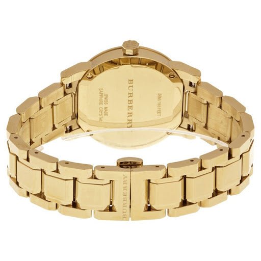 Burberry The City White Dial Gold Steel Strap Watch for Women - BU9103 Buy Now By Burberry