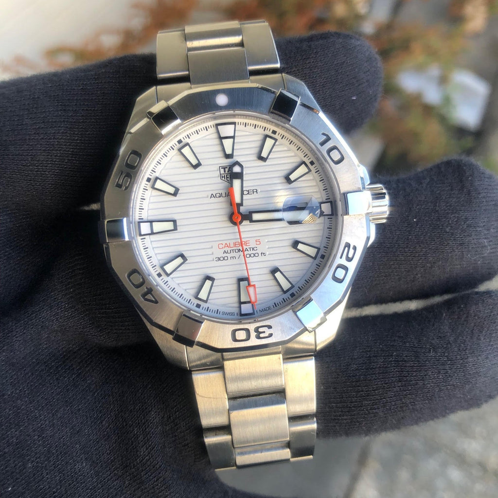 Tag Heuer Aquaracer White Dial Watch for Men - WAY2013.BA0927