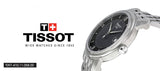 Tissot T Classic Bridgeport Black Dial Silver Steel Strap Watch For Men - T097.410.11.058.00 Buy Now By Tissot