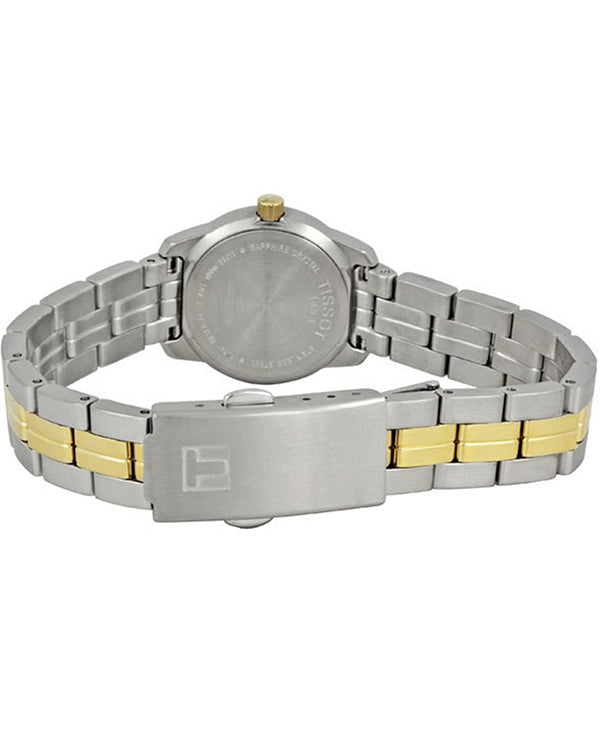 Tissot T Classic PR100 White Dial Two Tone Steel Strap Watch For Women - T049.210.22.032.00 Buy Now By Tissot