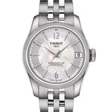 Tissot Ballade Powermatic 80 Automatic Mother of Pearl Dial Silver Steel Strap Watch For Women - T108.208.11.117.00 Buy Now By Tissot