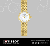 Tissot T-Lady Lovely Mother of Pearl Dial Gold Steel Strap Watch For Women - T058.009.63.116.00 Buy Now By Tissot