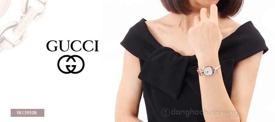 Gucci Horsebit Collection Diamonds Mother of Pearl Dial Rose Gold Steel Strap Watch For Women - YA139508 Buy Now By Gucci