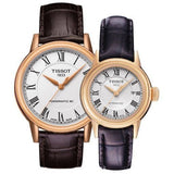 Tissot T Classic Carson White Dial Brown Leather Strap Watch For Women - T085.207.36.013.00 Buy Now By Tissot
