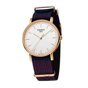 Tissot T Classic Everytime Medium White Dial Two Tone NATO Strap Watch for Men - T109.410.38.031.00 Buy Now By Tissot