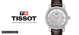 Tissot T Classic Bridgeport Silver Dial Brown Leather Strap Watch For Men - T097.410.16.038.00 Buy Now By Tissot