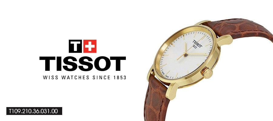 Tissot Everytime Desire Small White Dial Maroon Leather Strap Watch For Women - T109.210.36.031.00 Buy Now By Tissot