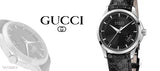 Gucci G Timeless Quartz Black Dial Black Leather Strap Watch for Men - YA126413 Buy Now By Gucci