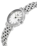 Tissot T Classic Desire White Dial Silver Steel Strap Watch for Women - T52.1.281.31 Buy Now By Tissot