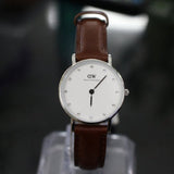 Daniel Wellington Classy St Mawes White Dial Brown Leather Strap Watch For Women - DW00100067 Buy Now By Daniel Wellington