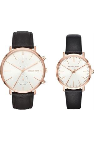 Michael Kors Jaryn Quartz White Dial Black Leather Strap Watch For Women - MK2472 Buy Now By Michael Kors