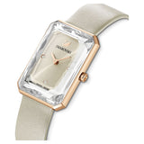 Swarovski Uptown Crystal Grey Dial Grey Leather Strap Watch for Women - 5547716 Buy Now By Swarovski