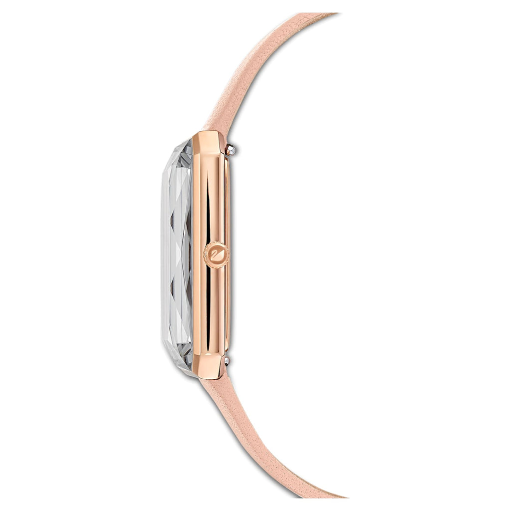 Swarovski Uptown Pink Dial Pink Leather Strap Watch for Women - 5547719 Buy Now By Swarovski