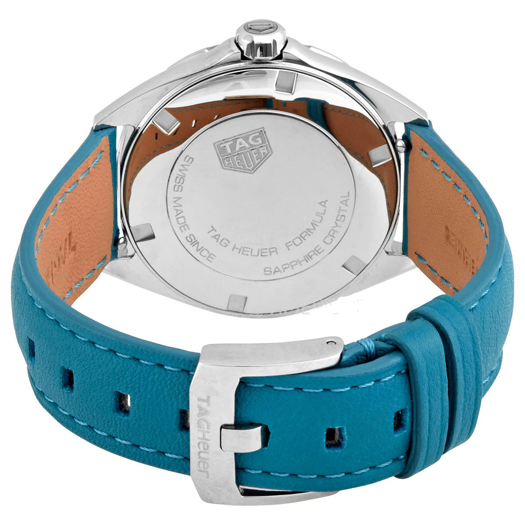 Tag Heuer Formula 1 Quartz Diamonds Mother of Pearl Dial Blue Leather Strap Watch for Women - WBJ131A.FC8256 Buy Now By Tag Heuer