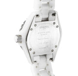 Chanel J12 Sapphire Bezel Ceramic White Dial White Steel Strap Watch for Women - J12 H2010 Buy Now By Chanel