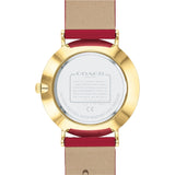 Coach Perry Red Dial Red Leather Strap Watch for Women - 14503486 Buy Now By Coach