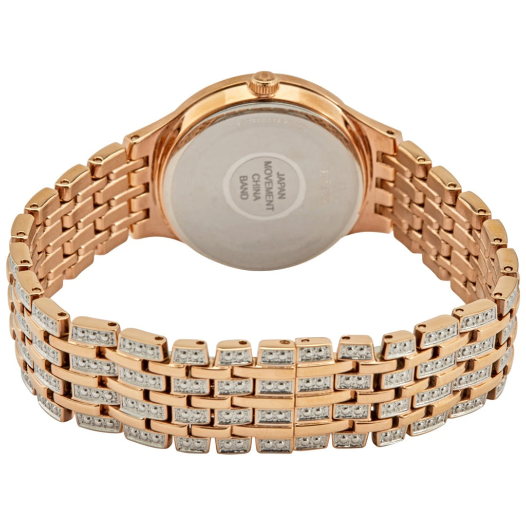 Bulova Crystal Collection Silver Crystals Dial Two Tone Steel Strap Watch for Women - 98L235 Buy Now By Bulova