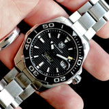 Tag Heuer Aquaracer Black Dial Watch for Men - WAY211A.BA0928