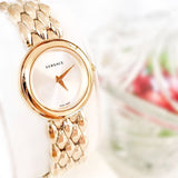 Versace V-Flare Quartz Silver Dial Gold Steel Strap Watch for Women - VEBN00718 Buy Now By Versace