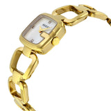 Gucci G Gucci Diamonds Mother of Pearl Dial Yellow Gold Steel Strap Watch For Women - YA125513 Buy Now By Gucci